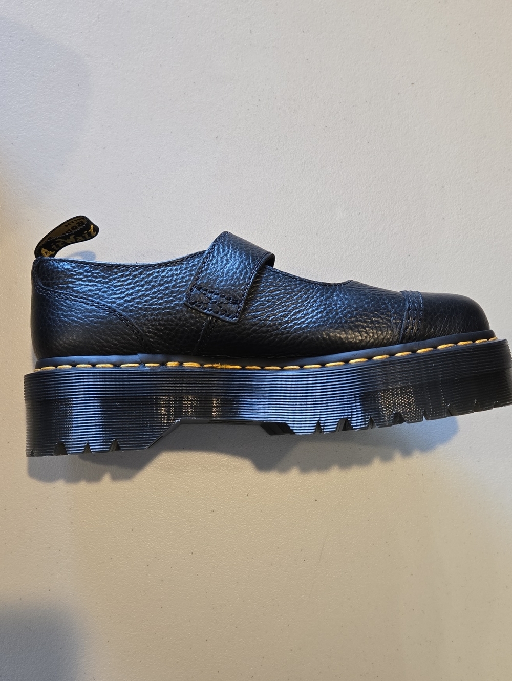 Dr. Martens Addina Flower Buckle Black Mary Jane Shoes - Picture 5 of 6